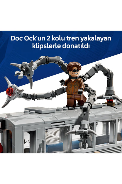 LEGO ® ǀ Marvel Örümcek Adam ile Doktor Oktopus Metro Sahnesi 76321 - 9+ Oyuncak Yapım Seti (393P)