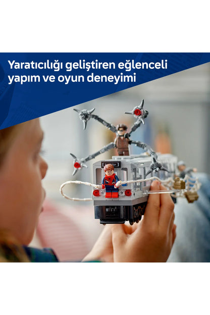 LEGO ® ǀ Marvel Örümcek Adam ile Doktor Oktopus Metro Sahnesi 76321 - 9+ Oyuncak Yapım Seti (393P)