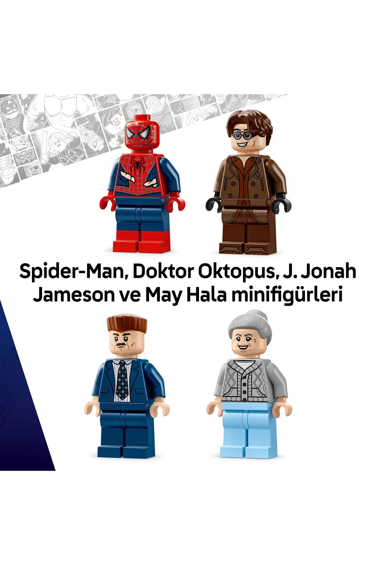 LEGO ® ǀ Marvel Örümcek Adam ile Doktor Oktopus Metro Sahnesi 76321 - 9+ Oyuncak Yapım Seti (393P)
