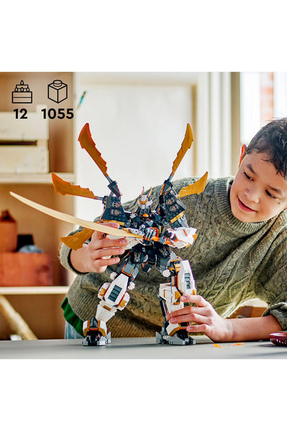 LEGO ® NINJAGO® Cole'un Titan Ejderha Robotu 71821 - 12+ Yaratıcı Oyuncak Yapım Seti (1055Parça)