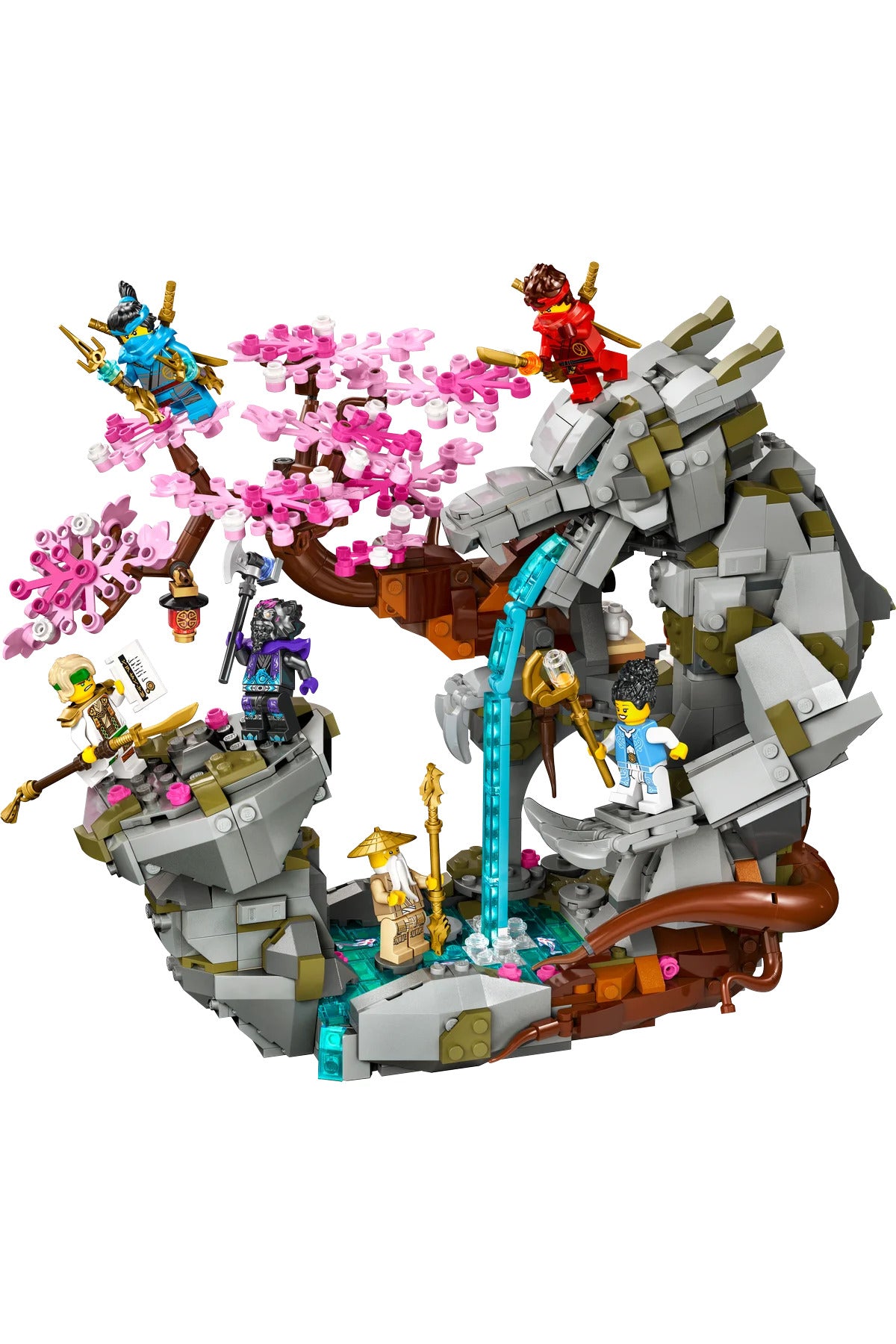 LEGO® NINJAGO® Ejderha Taşı Tapınağı 71819 - 13+ Gençler için Yaratıcı Oyuncak Yapım Seti (1212P)