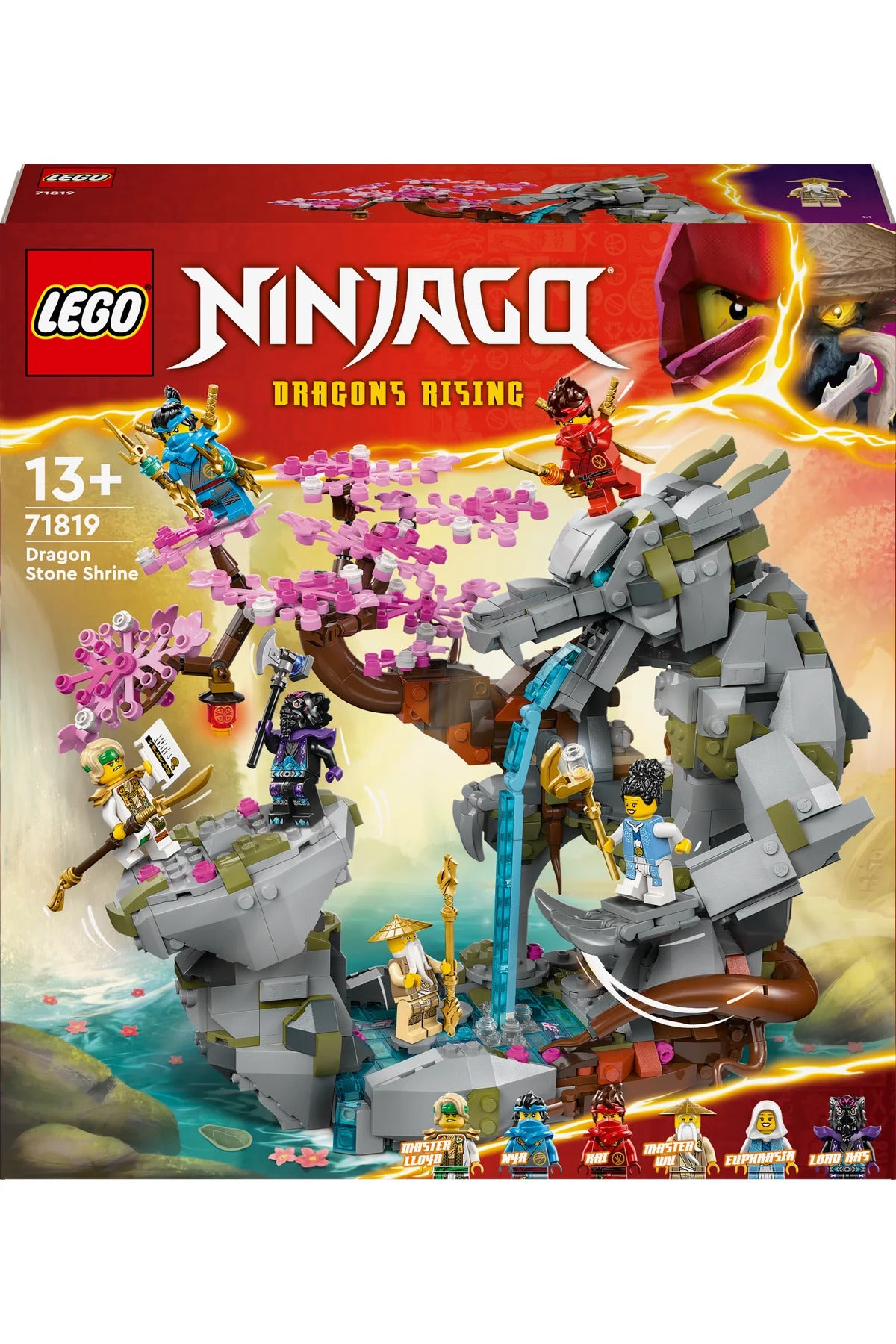 LEGO® NINJAGO® Ejderha Taşı Tapınağı 71819 - 13+ Gençler için Yaratıcı Oyuncak Yapım Seti (1212P)