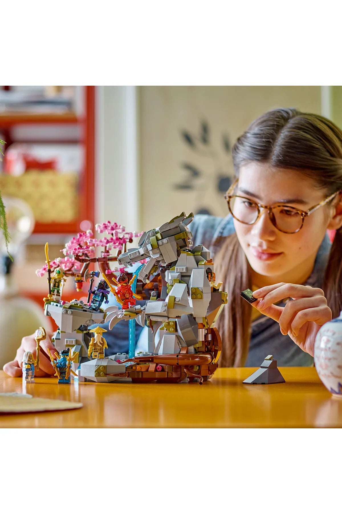 LEGO® NINJAGO® Ejderha Taşı Tapınağı 71819 - 13+ Gençler için Yaratıcı Oyuncak Yapım Seti (1212P)