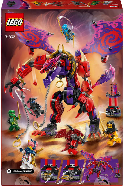 LEGO ® NINJAGO® Thunderfang Kaos Ejderhası 71832 - 8+ Çocuklar için Yaratıcı Oyuncak Yapım Seti (668P)