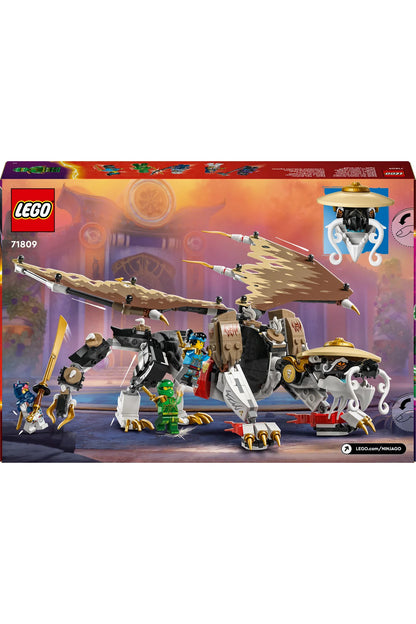 LEGO ® NINJAGO® Usta Ejderha Egalt 71809 - 8+ Çocuklar için Yaratıcı Oyuncak Yapım Seti (532P)