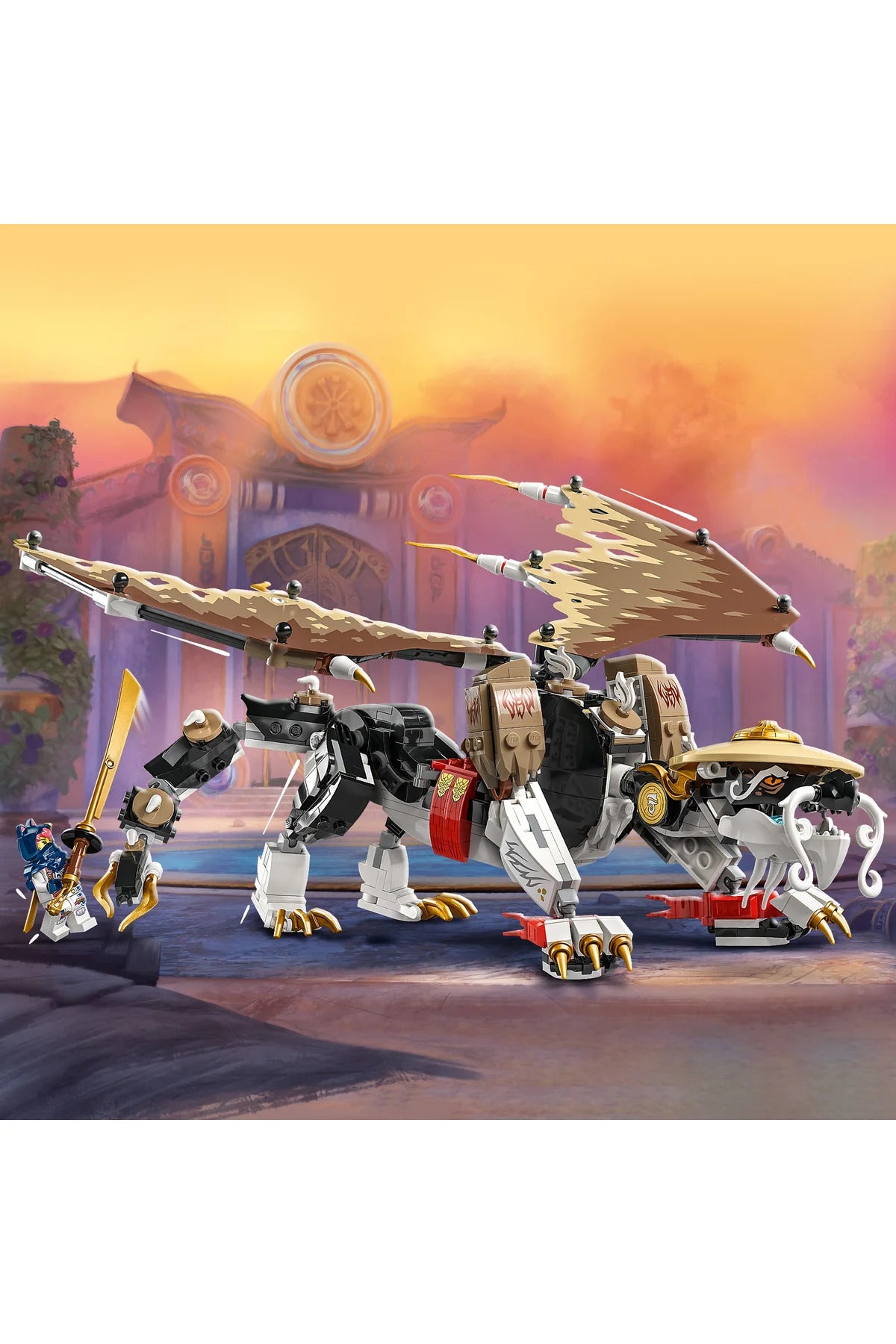 LEGO ® NINJAGO® Usta Ejderha Egalt 71809 - 8+ Çocuklar için Yaratıcı Oyuncak Yapım Seti (532P)