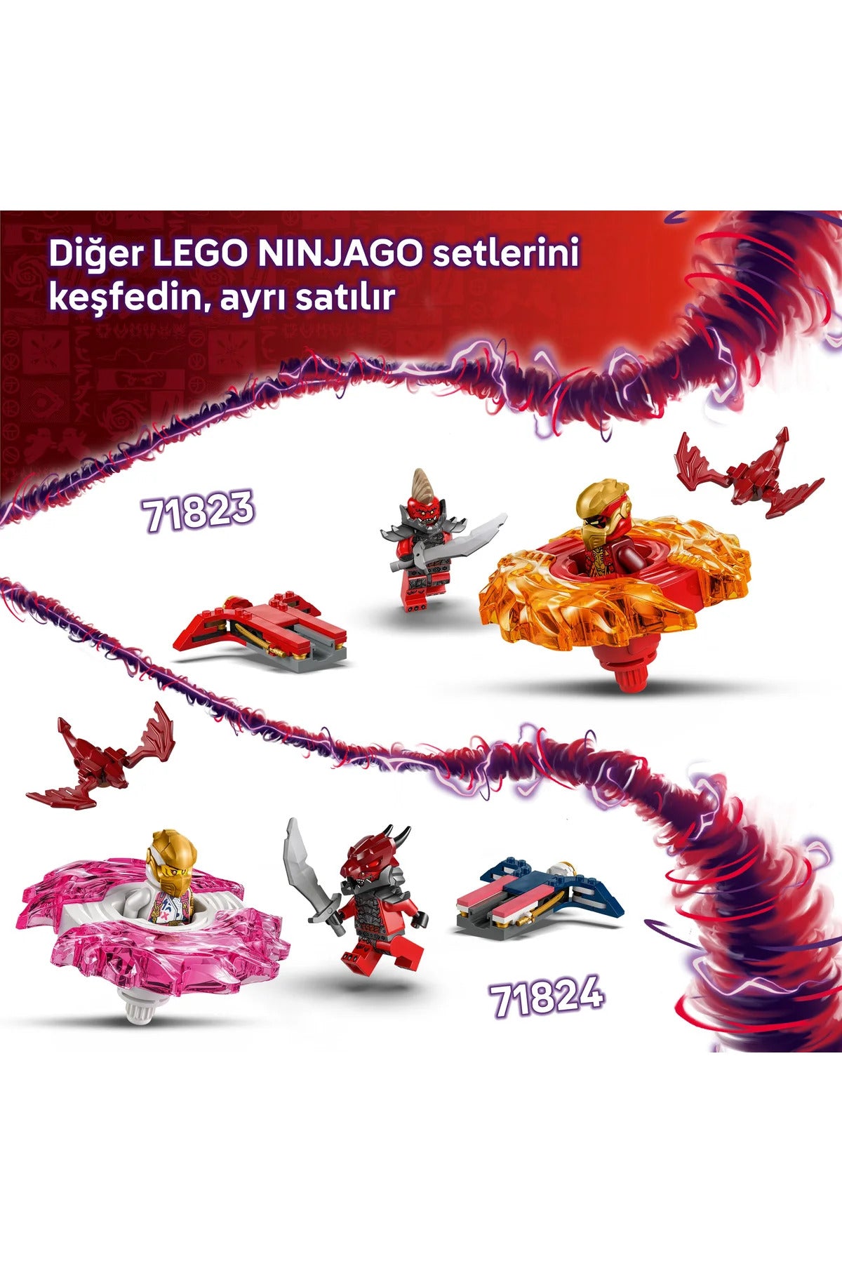 LEGO ® NINJAGO® Zane’in Savaş Zırhı Mech’i 71827 - 6+ Çocuklar için Yaratıcı Oyuncak Yapım Seti (92P)