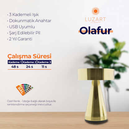 Olafur (Manyetik Şarj Kasetli)