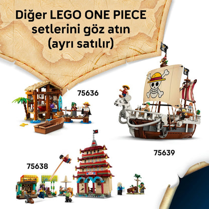 LEGO® ONE PIECE Palyaço Buggy'nin Sirk Çadırı 75637 – 8 Yaş ve Üzeri Çocuklar için Oyuncak Yapım Seti(573 Parça)