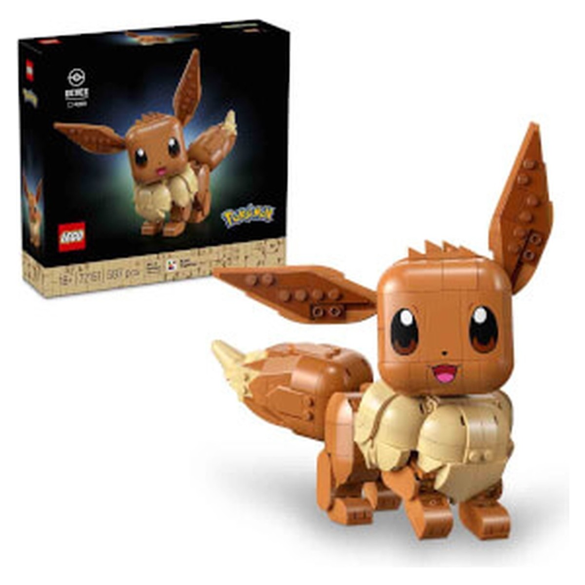 LEGO® Pokémon Eevee 72151 - Yetişkinler Için Duruşu Ayarlanabilir Figür Içeren Video Oyunu Modeli Yapım Seti (587 Parça)