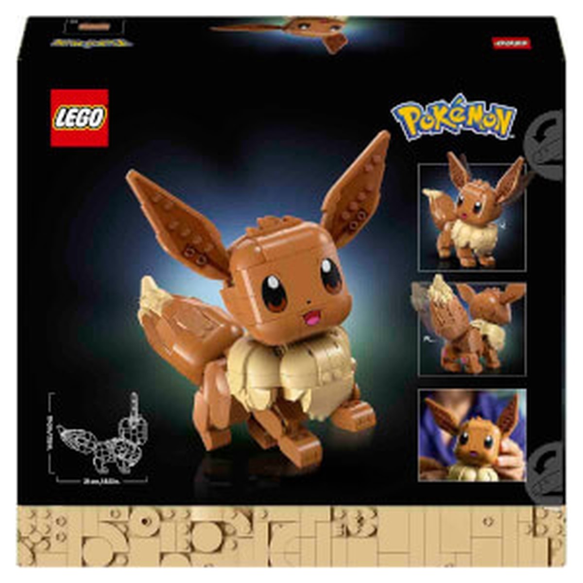 LEGO® Pokémon Eevee 72151 - Yetişkinler Için Duruşu Ayarlanabilir Figür Içeren Video Oyunu Modeli Yapım Seti (587 Parça)