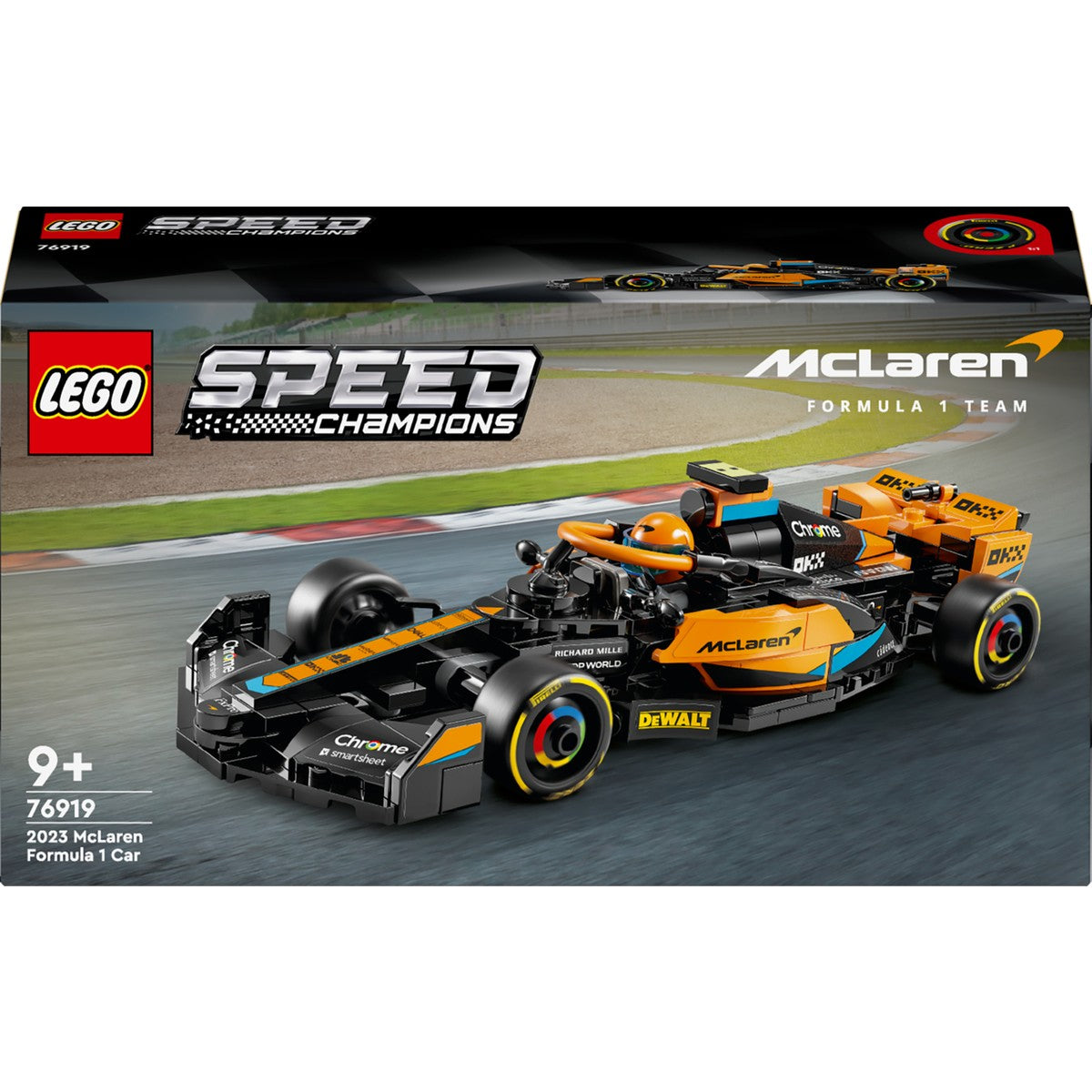 LEGO ® Speed Champions 2023 McLaren Formula 1 Yarış Arabası 76919 - 9 Yaş & Üzeri Çocuklar için Oyuncak Model Yapım Seti (245 P)