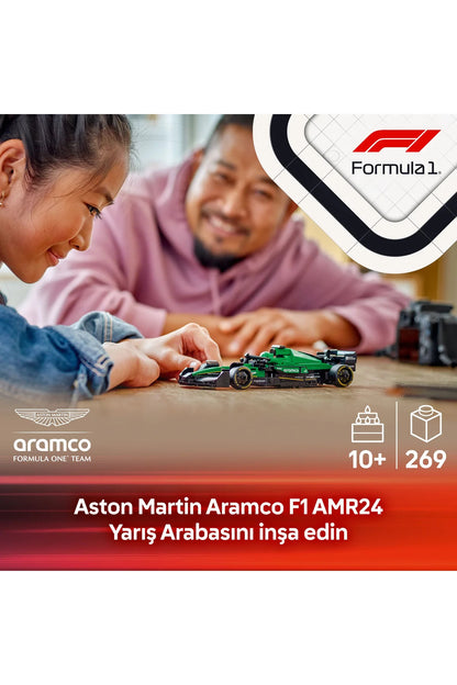 LEGO® Speed Champions Aston Martin Aramco F1® AMR24 Yarış Arabası 77245 - 10+ Oyuncak Yapım Seti (269P)