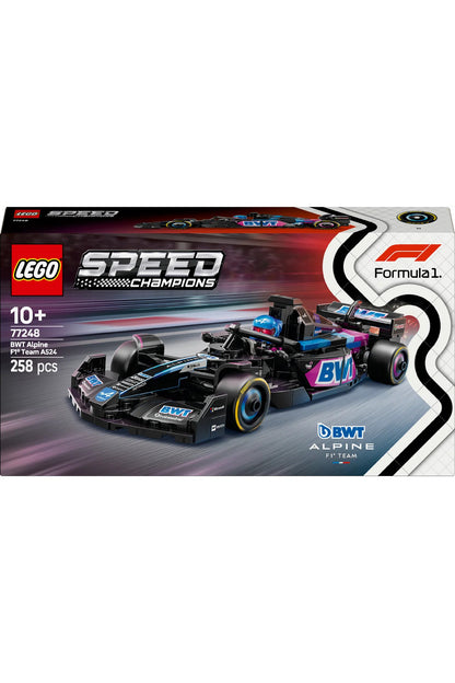 LEGO® Speed Champions BWT Alpine F1® Team A524 Yarış Arabası 77248 - 10+ Oyuncak Yapım Seti (258P)