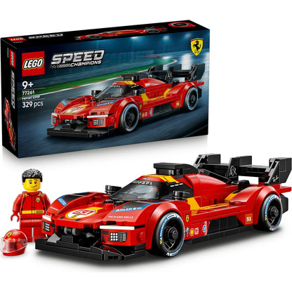 LEGO® Speed Champions Ferrari 499P 77261 - 9 Yaş ve Üzeri için Gerçekçi Detaylar İçeren Yaratıcı Oyuncak Yapım Seti (329 Parça)