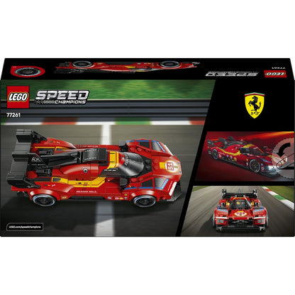 LEGO® Speed Champions Ferrari 499P 77261 - 9 Yaş ve Üzeri için Gerçekçi Detaylar İçeren Yaratıcı Oyuncak Yapım Seti (329 Parça)