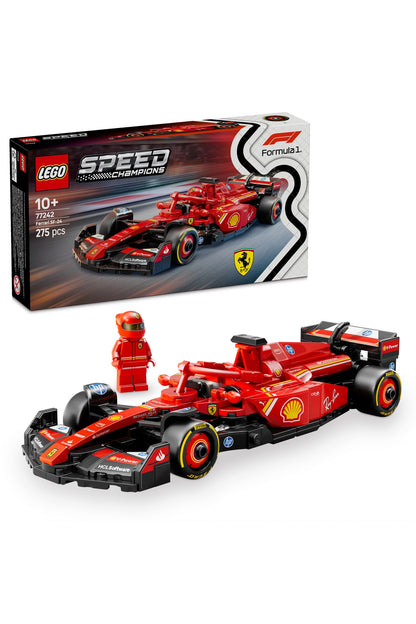 LEGO® Speed Champions Ferrari SF-24 F1® Yarış Arabası 77242 - 10+ Oyuncak Model Yapım Seti (275Pr)