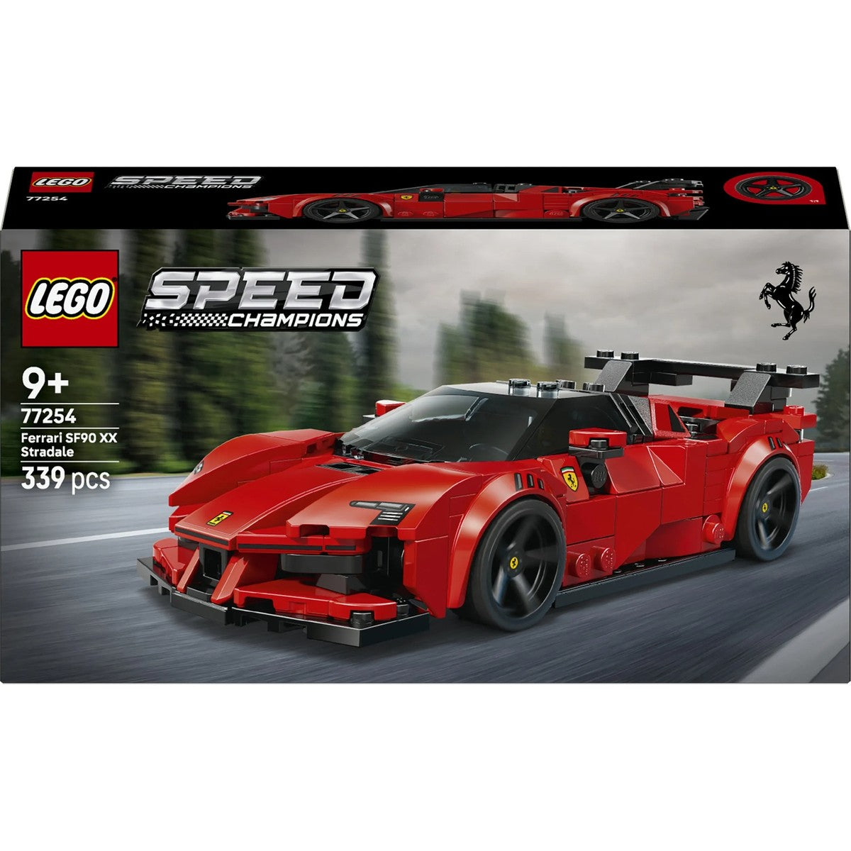 LEGO® Speed Champions Ferrari SF90 XX Stradale Spor Araba 77254 - 9 Yaş ve Üzeri Çocuklar için Yaratıcı Oyuncak Yapım seti (339 Parça)