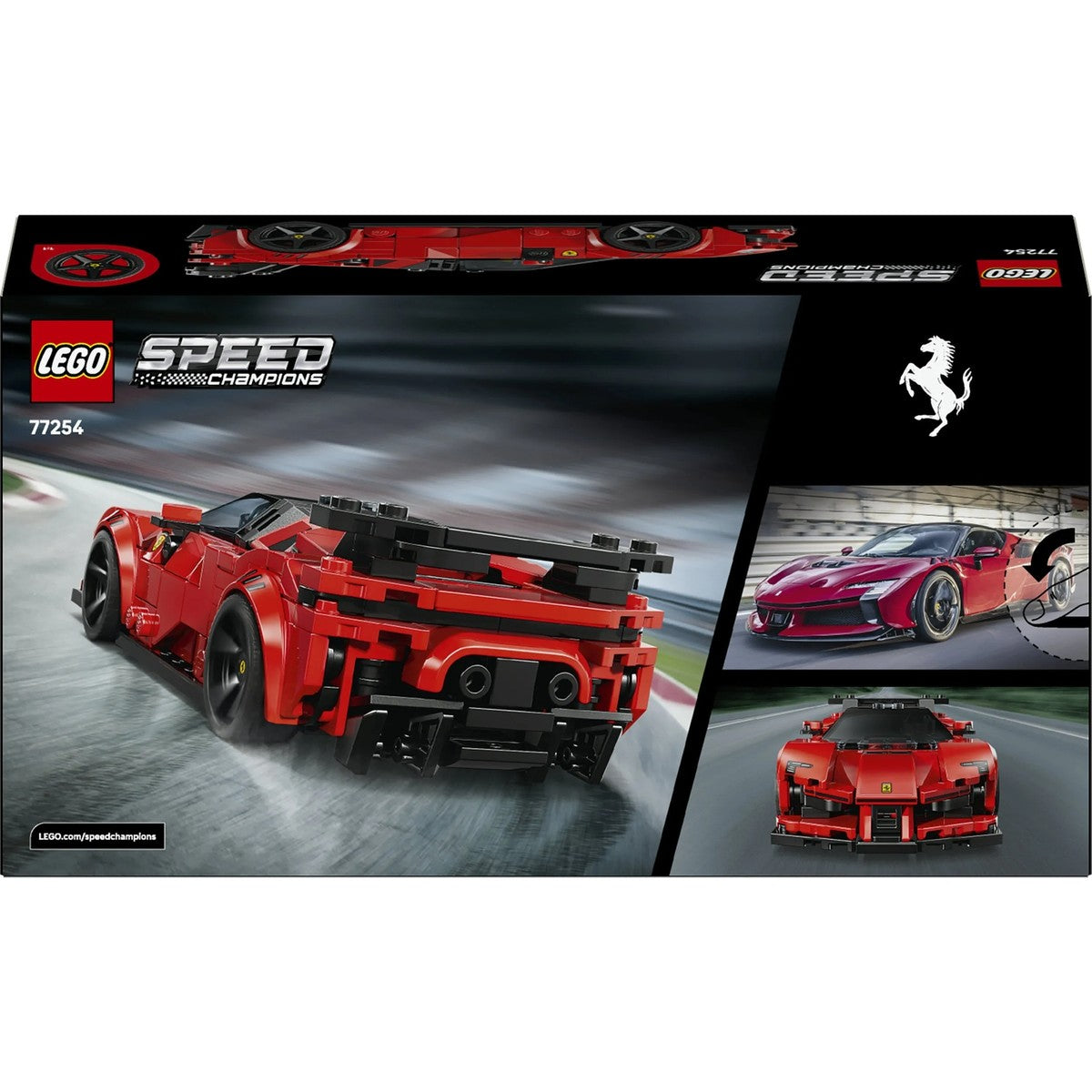 LEGO® Speed Champions Ferrari SF90 XX Stradale Spor Araba 77254 - 9 Yaş ve Üzeri Çocuklar için Yaratıcı Oyuncak Yapım seti (339 Parça)