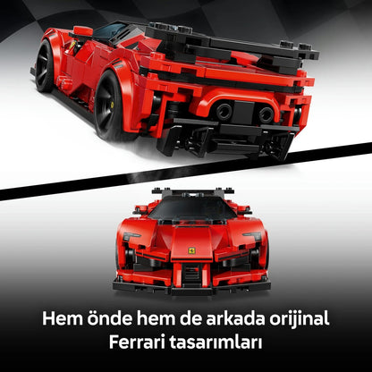 LEGO® Speed Champions Ferrari SF90 XX Stradale Spor Araba 77254 - 9 Yaş ve Üzeri Çocuklar için Yaratıcı Oyuncak Yapım seti (339 Parça)