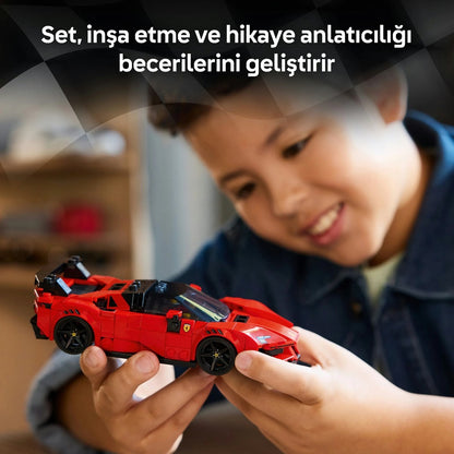 LEGO® Speed Champions Ferrari SF90 XX Stradale Spor Araba 77254 - 9 Yaş ve Üzeri Çocuklar için Yaratıcı Oyuncak Yapım seti (339 Parça)