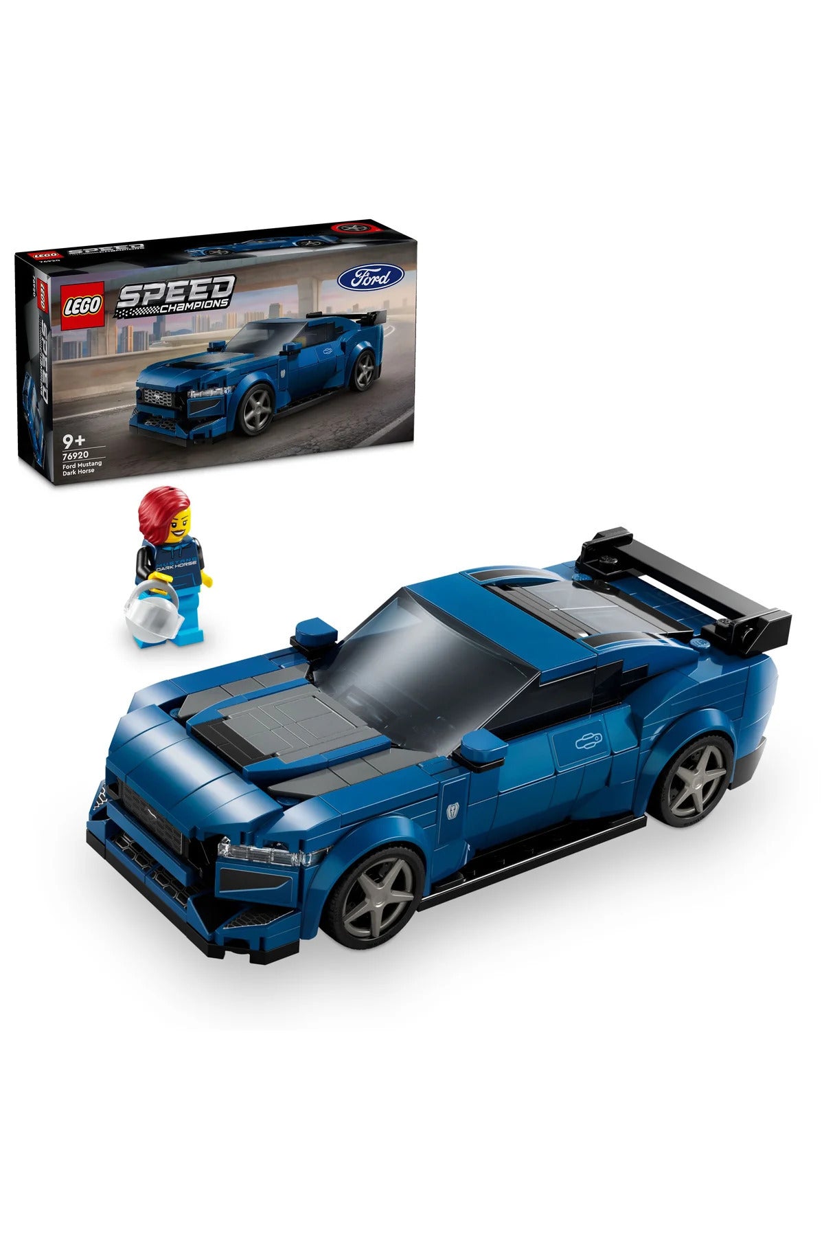LEGO® Speed Champions Ford Mustang Dark Horse Spor Araba 76920 - 9+ Oyuncak Yapım Seti (344P)