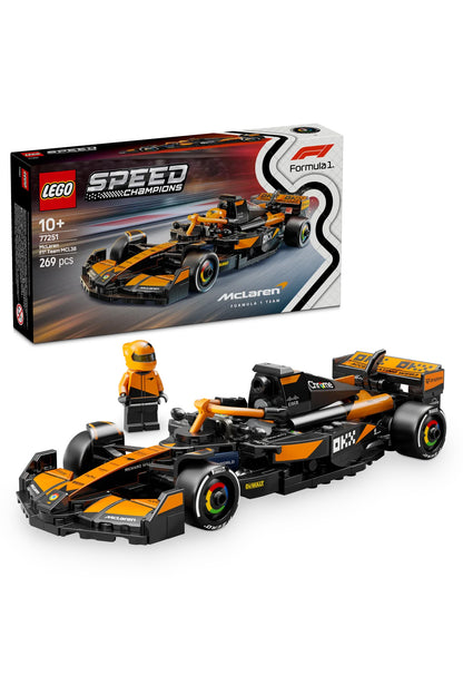 LEGO® Speed Champions McLaren F1® Team MCL38 Yarış Arabası 77251 - 10+ Oyuncak Yapım Seti (269P)