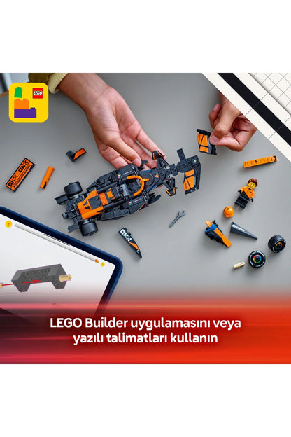 LEGO® Speed Champions McLaren F1® Team MCL38 Yarış Arabası 77251 - 10+ Oyuncak Yapım Seti (269P)