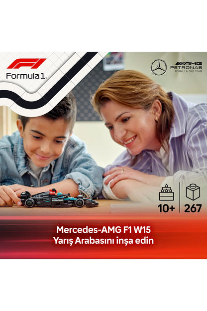 LEGO® Speed Champions Mercedes-AMG F1® W15 Yarış Arabası 77244 - 10+ Oyuncak Yapım Seti (267Pr)