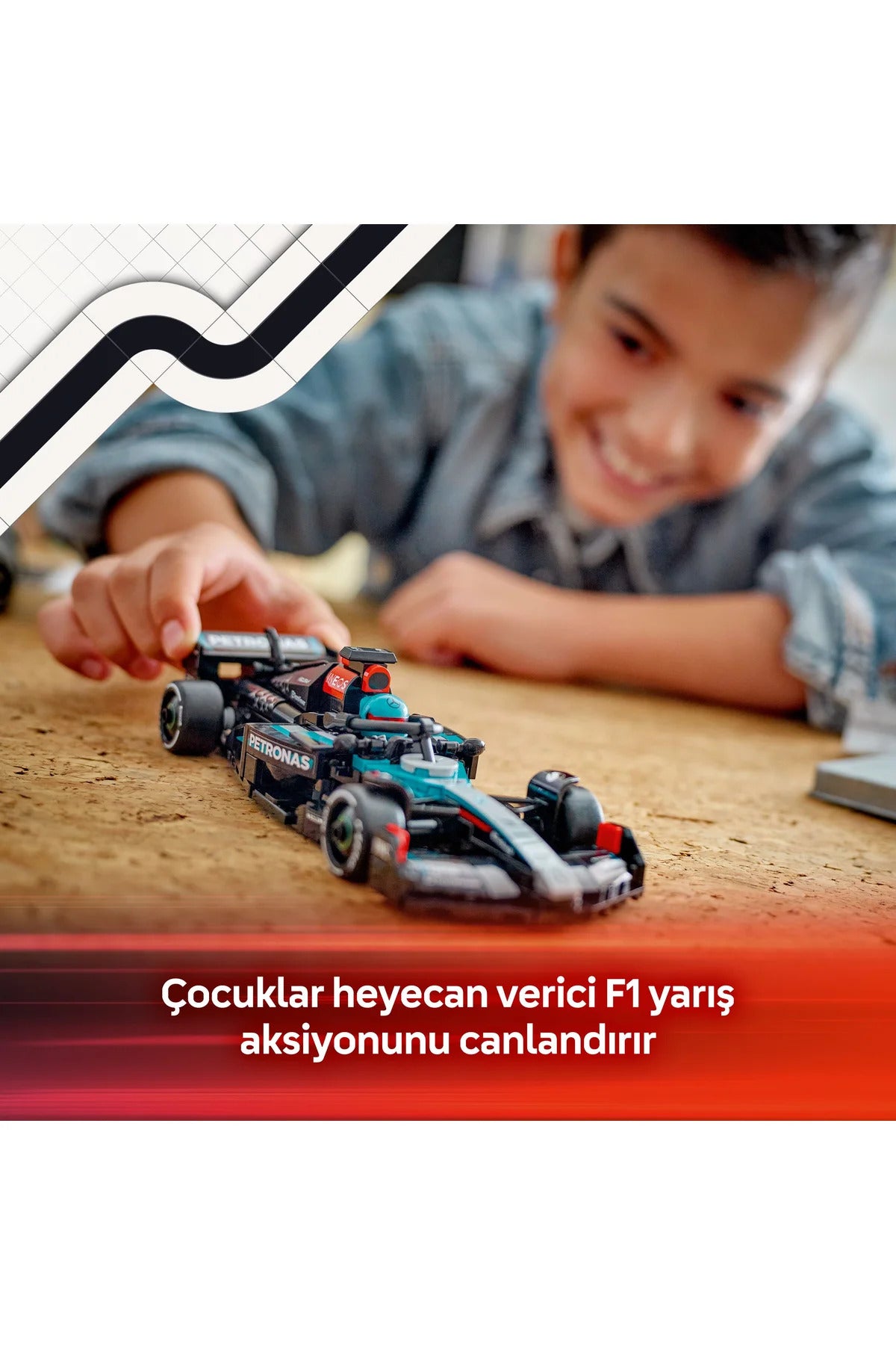 LEGO® Speed Champions Mercedes-AMG F1® W15 Yarış Arabası 77244 - 10+ Oyuncak Yapım Seti (267Pr)