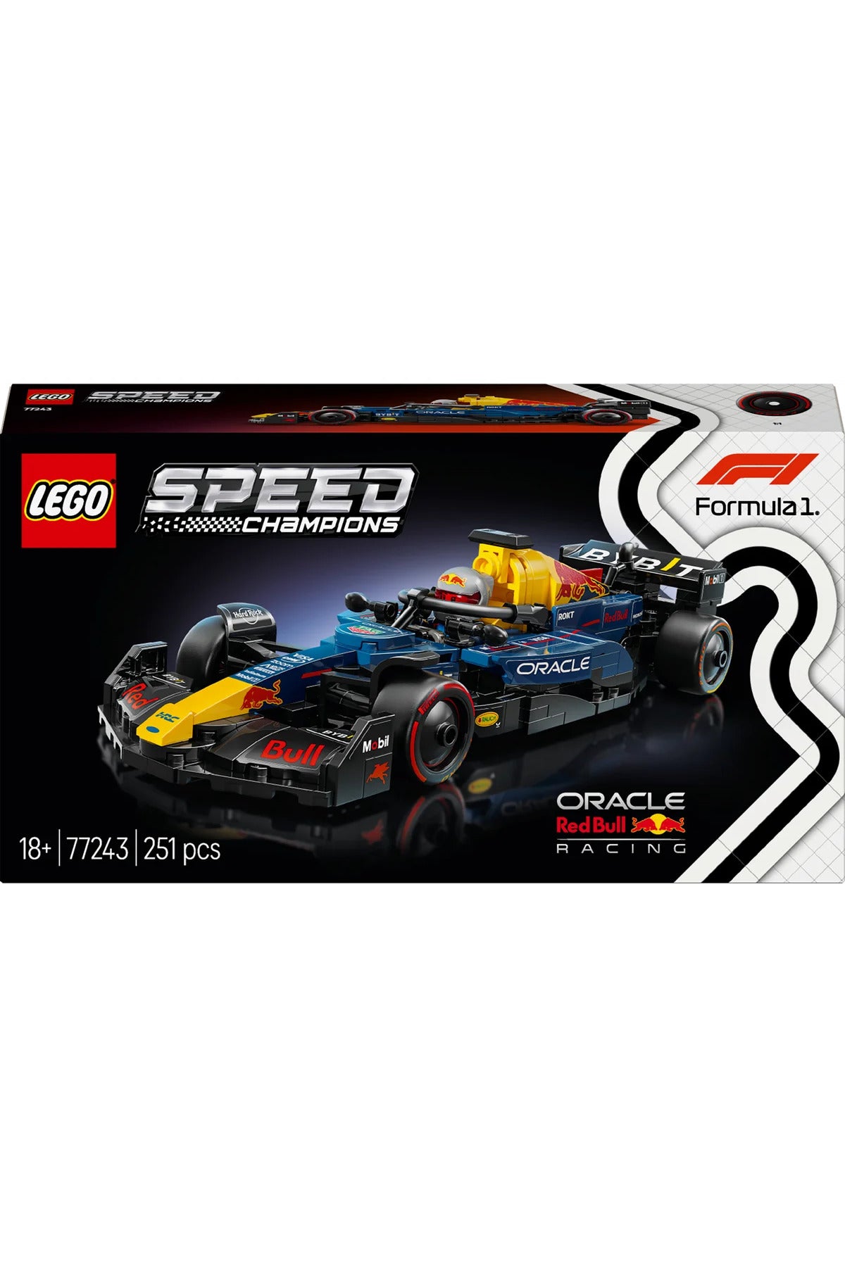 LEGO® Speed Champions Oracle Red Bull Racing RB20 F1® Yarış Arabası 77243 - 18+ Model Yapım Seti (251P)