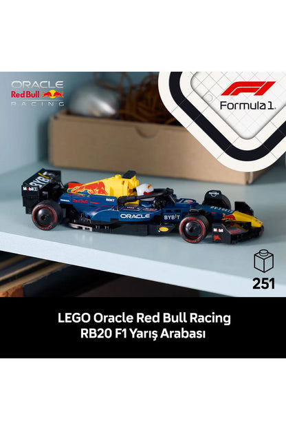 LEGO® Speed Champions Oracle Red Bull Racing RB20 F1® Yarış Arabası 77243 - 18+ Model Yapım Seti (251P)