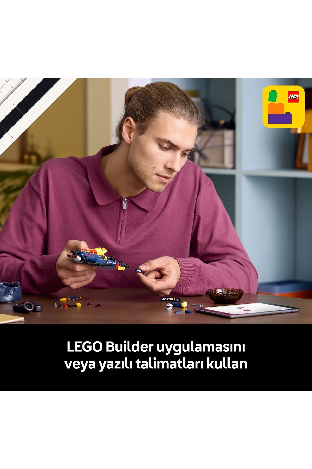 LEGO® Speed Champions Oracle Red Bull Racing RB20 F1® Yarış Arabası 77243 - 18+ Model Yapım Seti (251P)