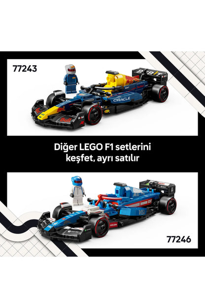 LEGO® Speed Champions Oracle Red Bull Racing RB20 F1® Yarış Arabası 77243 - 18+ Model Yapım Seti (251P)