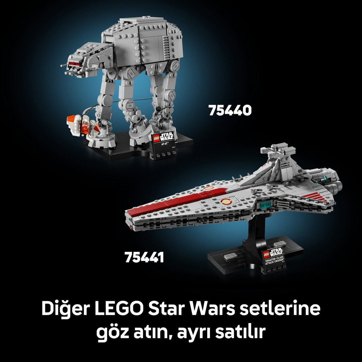 LEGO® Star Wars: İmparatorun Dönüşü AT-AT™ 75440 - Yetişkinler için Walker Modeli Yapım Seti (525 Parça)