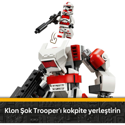 LEGO® Star Wars™ Klon Şok Trooper™ Robotu 75448 - 6 Yaş ve Üzeri Çocuklar için Aksiyon Figürü Yapım Seti (151 Parça)