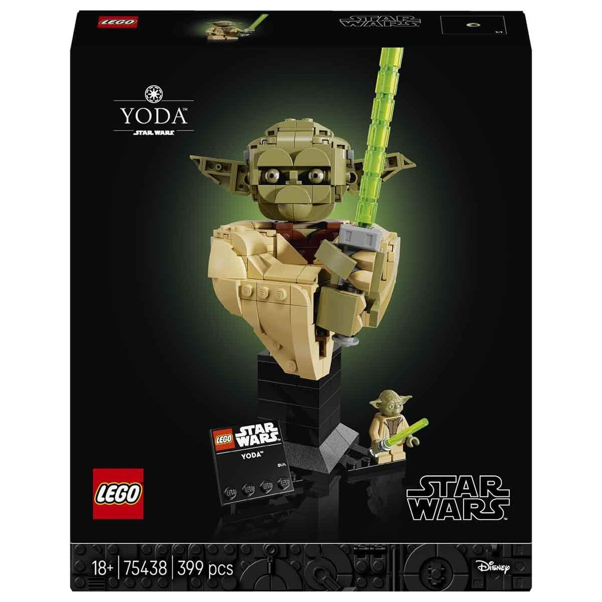 LEGO® Star Wars: Klonların Saldırısı Yoda Büstü 75438 - Yetişkinler Için Koleksiyonluk Model Yapım Seti (399 Parça)