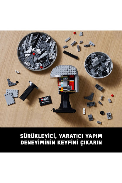 LEGO® Star Wars™ Mandalorian™ Kaskı 75328 - Yetişkinler için Koleksiyonluk Modeli Yapım Seti (584P)