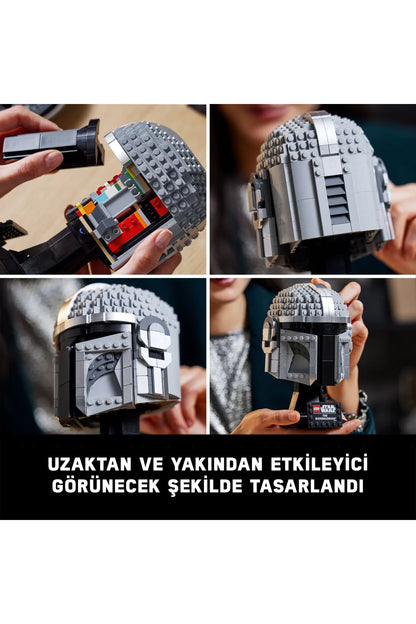 LEGO® Star Wars™ Mandalorian™ Kaskı 75328 - Yetişkinler için Koleksiyonluk Modeli Yapım Seti (584P)