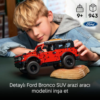 LEGO® Technic Ford Bronco Suv 42213 – 9+ Araç Seven Çocuklar Için Stem Odaklı Model Araba Yaratıcı Oyuncak Yapım Seti (943P)