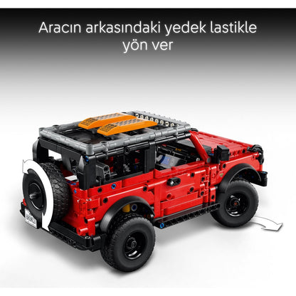 LEGO® Technic Ford Bronco Suv 42213 – 9+ Araç Seven Çocuklar Için Stem Odaklı Model Araba Yaratıcı Oyuncak Yapım Seti (943P)