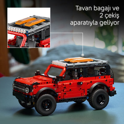 LEGO® Technic Ford Bronco Suv 42213 – 9+ Araç Seven Çocuklar Için Stem Odaklı Model Araba Yaratıcı Oyuncak Yapım Seti (943P)