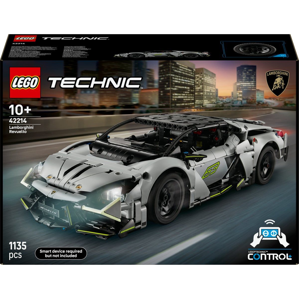LEGO® Technic Lamborghini Revuelto Süper Spor Araba 42214 - 10 Yaş ve Üzeri Çocuklar için STEM Oyuncak Yapım Seti (1135 Parça)