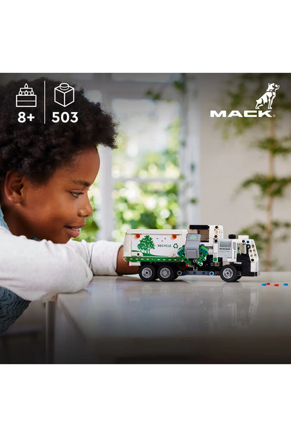LEGO® Technic Mack® LR Electric Çöp Kamyonu 42167 - 8+ Çocuklar için Oyuncak Model Yapım Seti (503P)