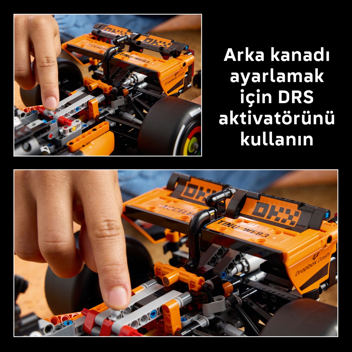 LEGO® Technic™ Mclaren MCL39 F1® Araba 42228 - Yetişkinler Için 2025 Model Araba Içeren Yaratıcı Model Yapım Seti (1675 Parça)