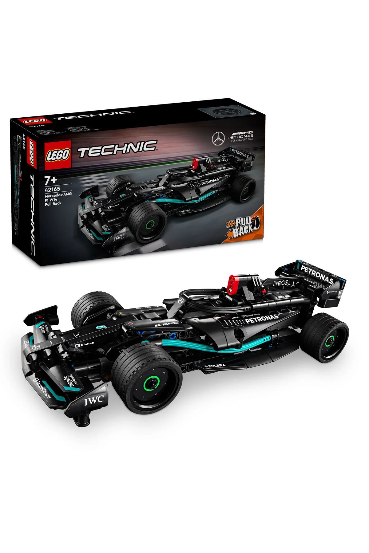 LEGO® Technic Mercedes-AMG F1 W14 EPerformancePull-Back 42165 - 7+ Araba Modeli Yapım Seti (240P)