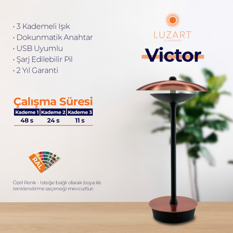 Victor (Manyetik Şarj Kasetli)