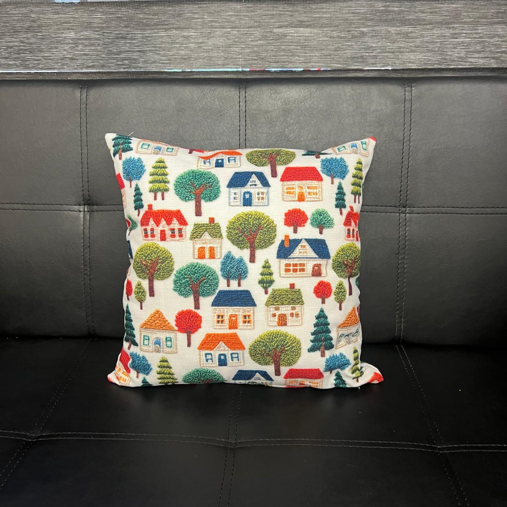 “Kış Köyü” Yılbaşı Koleksiyonu Dekoratif Yastık
